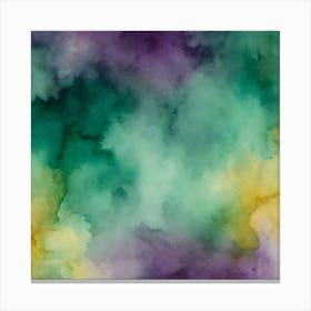 Abstract Watercolor Background Canvas Print