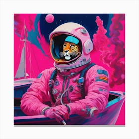 'Safari' Astronaut Canvas Print