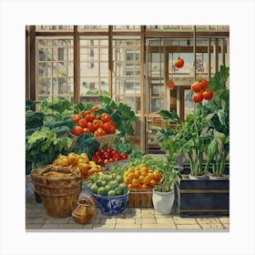 Vegetable Garden Canvas Print