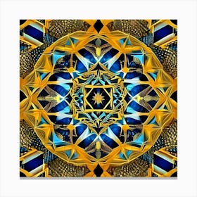 Abstract Mandala 12 Canvas Print