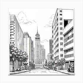 Cityscape Canvas Print