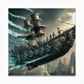 Steamship Canvas Print