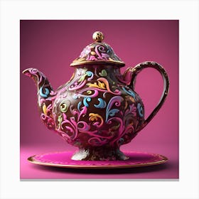 Chocolate Teapot Canvas Print