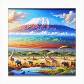 Kilimanjaro Canvas Print