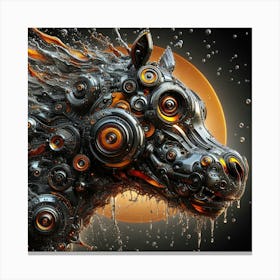 Kinetic Horse Canvas Print
