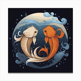 Koi Fish 5 Canvas Print