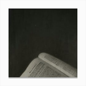 Open Book Canvas Print