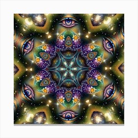 Psychedelic Mandala 16 Canvas Print