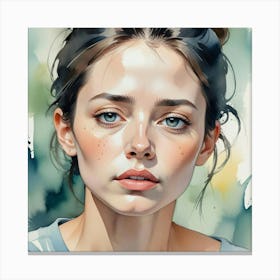 Portrait Of A Girl 26 Canvas Print