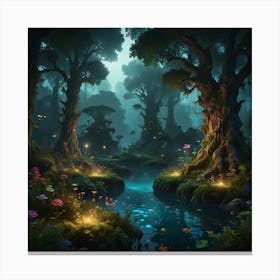 Fairy Forest 13 Canvas Print