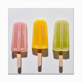 Popsicles 3 Canvas Print