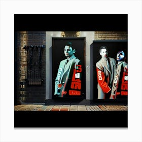 Two Men In Suits 1 Canvas Print