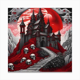 Blood Castle Canvas Print