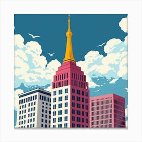 City Skyline Canvas Print