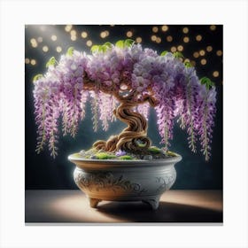 Wisteria Tree Canvas Print