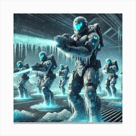 Icebound Vanguard Elite Infantry Canvas Print