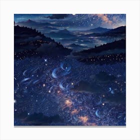 Night Sky Canvas Print