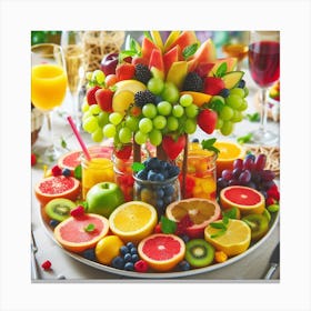 A colourful fruits Canvas Print