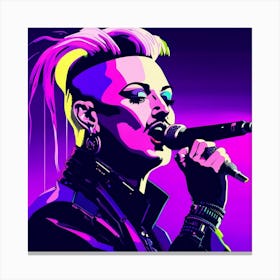 Cyberpunk Boy George Canvas Print