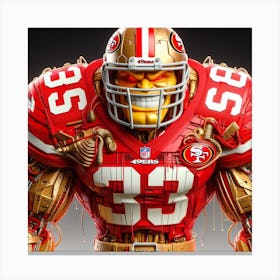 San Francisco 49ers 16 Canvas Print