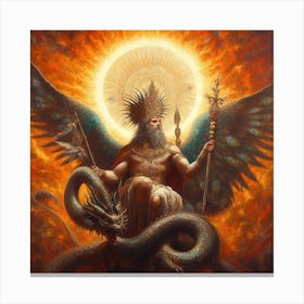 Egyptian God Canvas Print