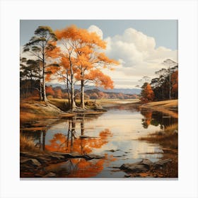 Autumn Reflected Canvas Print