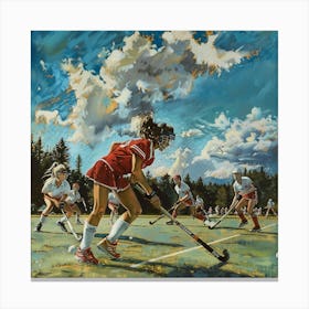 Field Hockey 13 Canvas Print