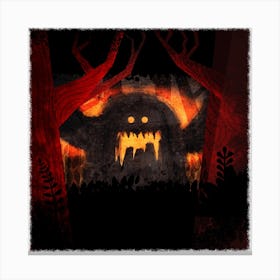 Red Monster Canvas Print