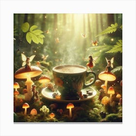 Fairy In The Forest Canvas Print