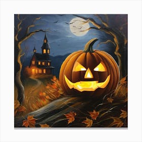 Halloween Pumpkin 3 Canvas Print