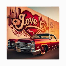 Love Me Canvas Print