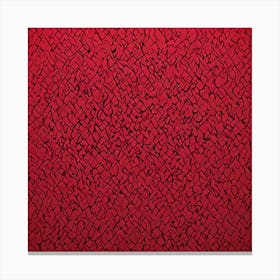 Red And Black Canvas Print