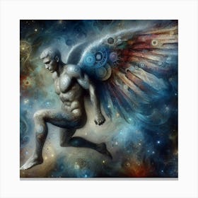 Angel In Space Canvas Print