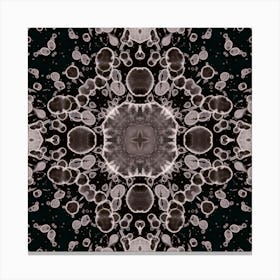 Gray Pattern Alcohol Ink 6 Canvas Print