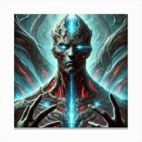 Vorrathic Overlord Zzrath Portrait Canvas Print