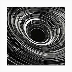 Black Hole Canvas Print