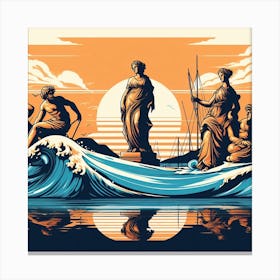 Mermaids 2 Canvas Print