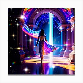 Girl In A Dream Canvas Print