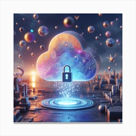 Cloud Computing Canvas Print