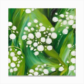 Flower of Lilies of the valley Canvas Print