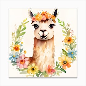 Llama Canvas Print