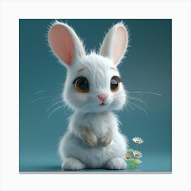 Cute Bunny 28 Canvas Print