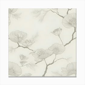 Floral Wallpaper 17 Canvas Print