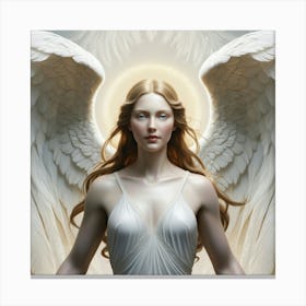 Angel With Wings Canvas Print