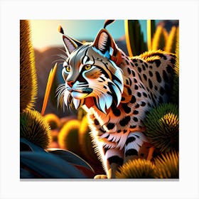 Bobby the Bobcat Canvas Print