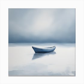 Abstract Boat In The Water 1 Canvas Print
