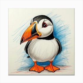 Puffin 11 Canvas Print