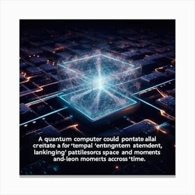 Quantum Computer Canvas Print