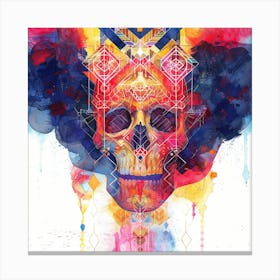 Skull Painting 28 Canvas Print