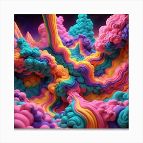 3d Art 11 Canvas Print